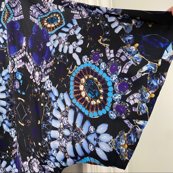 Jewel print dolman sleeve dress - Picture 3 of 4